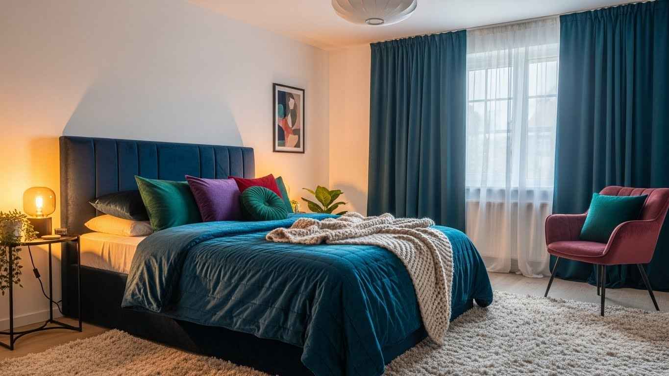 20 Cozy Bedroom Ideas with Velvet Fabrics That Add Luxury & Snug
