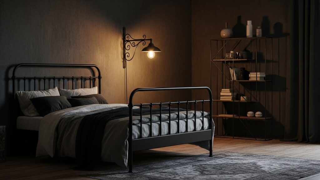 20 Dark Metal Bedroom Decor Ideas That Add Industrial Chic