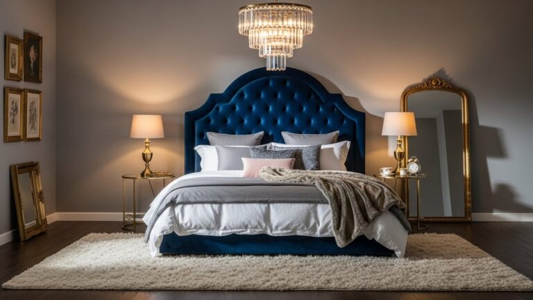20 Glamorous Cozy Master Bedroom Vintage-Glam Ideas That Shine