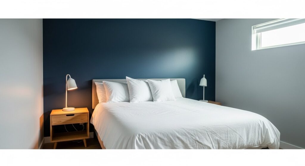 20 Guest Bedroom Ideas with Dark Accent Wall That Pop without Overwhelm