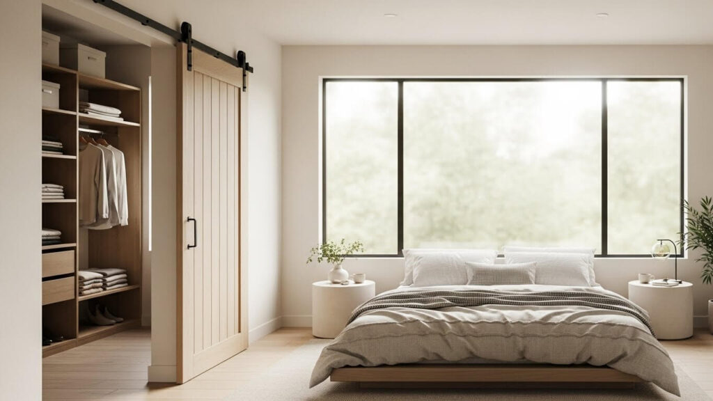 20 Sliding-Door Bedroom Decor Ideas That Save Space