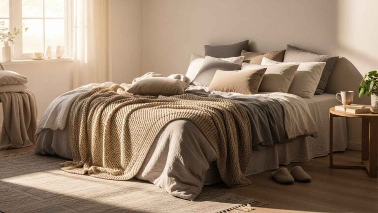 21 Cozy Bedroom Ideas with Layered Bedding That Welcome You In