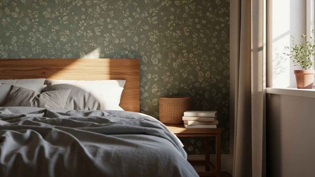 21 Cozy Bedroom Ideas with Wallpaper That Add Character
