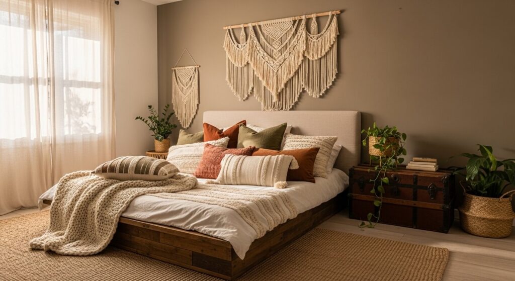 21 Free-Spirit Cozy Master Bedroom Boho Decor Ideas