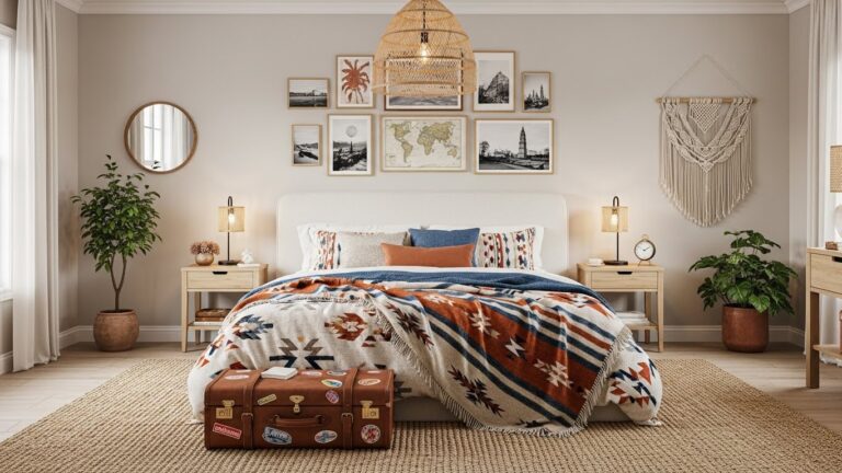 21 Globetrotting Cozy Master Bedroom Travel-Inspired Décor Ideas That Tell a Story