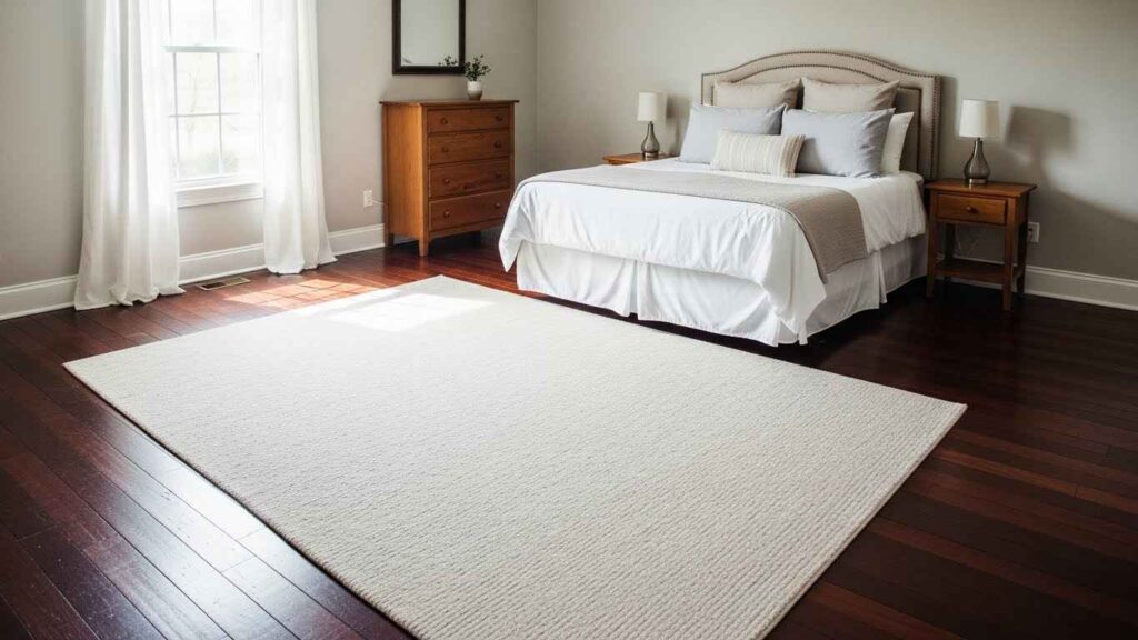 21 Guest Bedroom Ideas with Dark Wood Floors That Add Richness