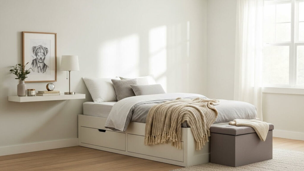21 Guest Bedroom Ideas with Smart Storage Solutions That Hide