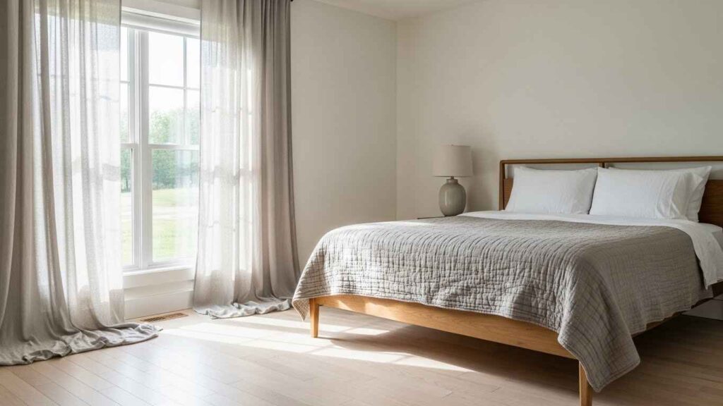 21 Rustic Farmhouse Bedroom Curtains That Add Charm & Warmth