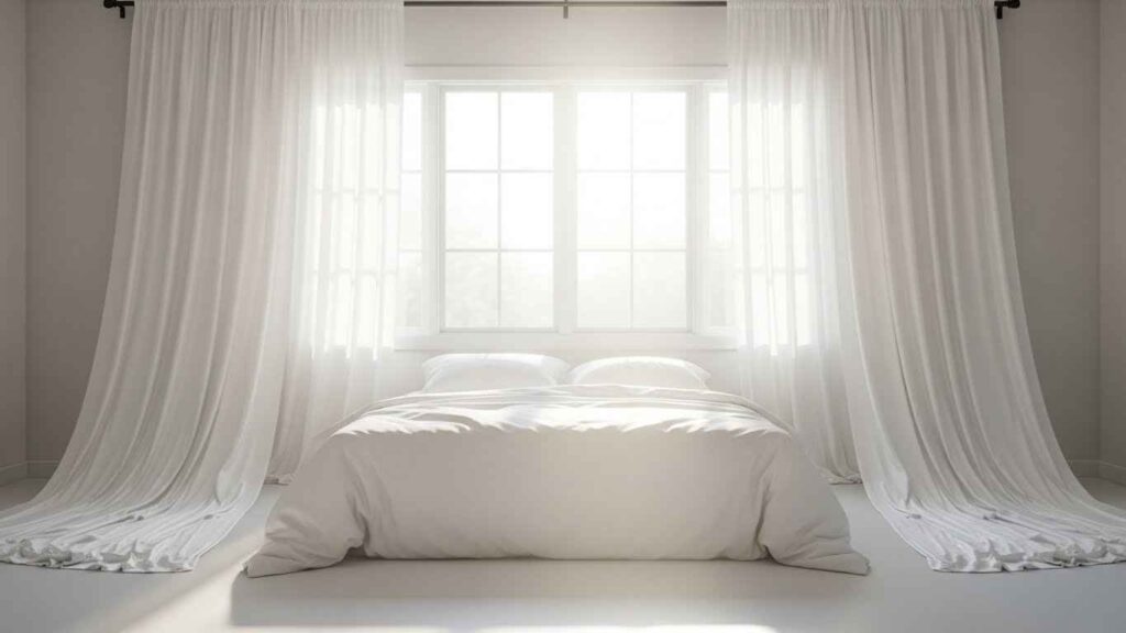 21 Sleek Satin Bedroom Curtains That Reflect Light & Style