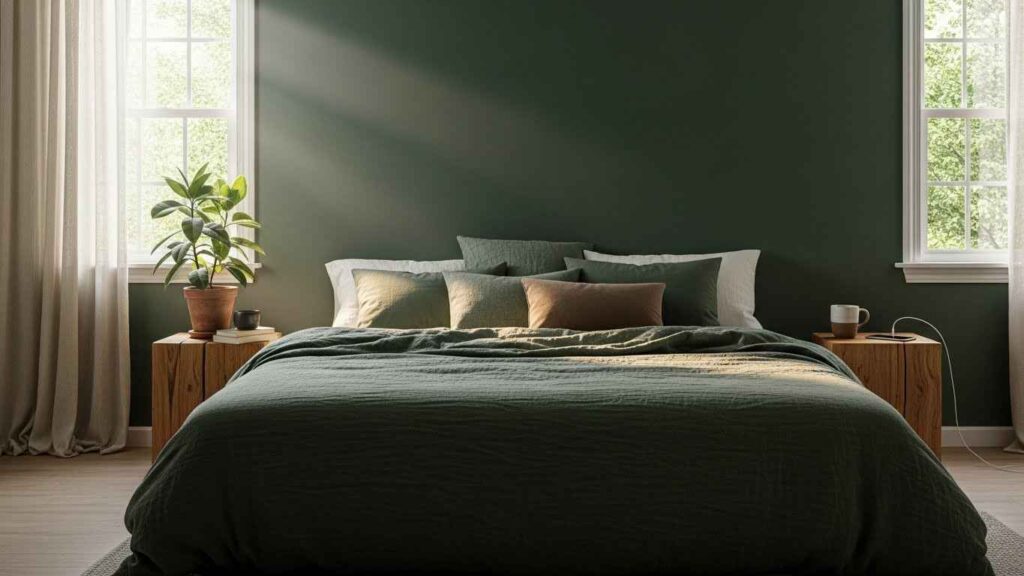 22 Dark Green Bedroom Palette Ideas That Feel Natural