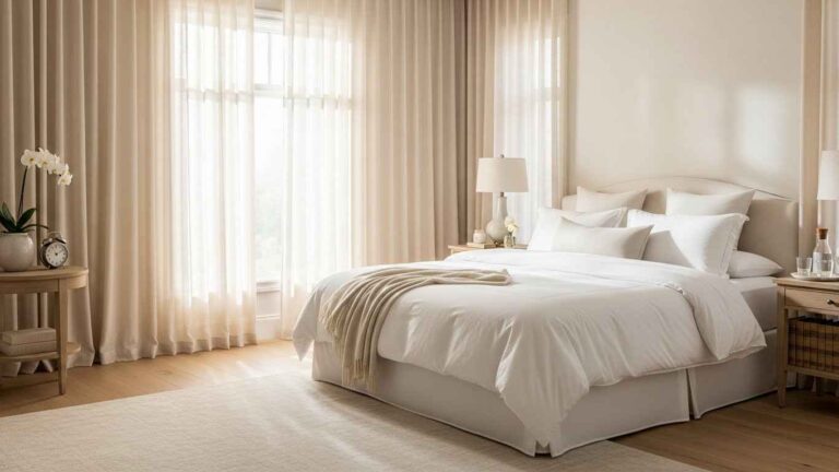 22 Luxe Hotel-Style Bedroom Curtains That Make Every Night Feel Like a Staycation