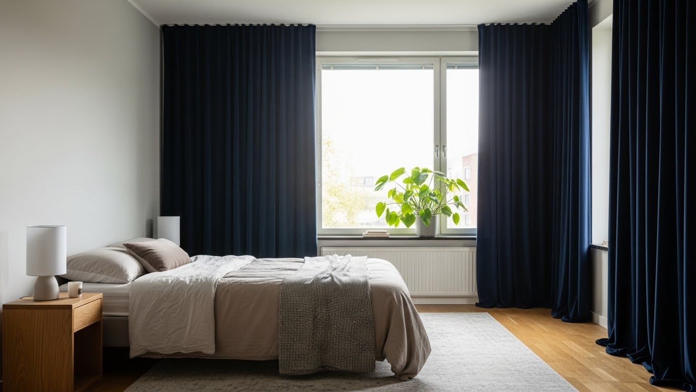 22 Regal Navy Blue Bedroom Curtains That Anchor The Room