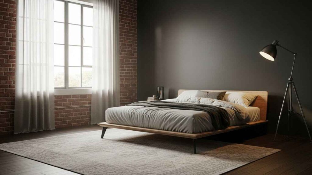 22 Urban Loft Bedroom Decor Ideas That Balance Big Space & Cozy