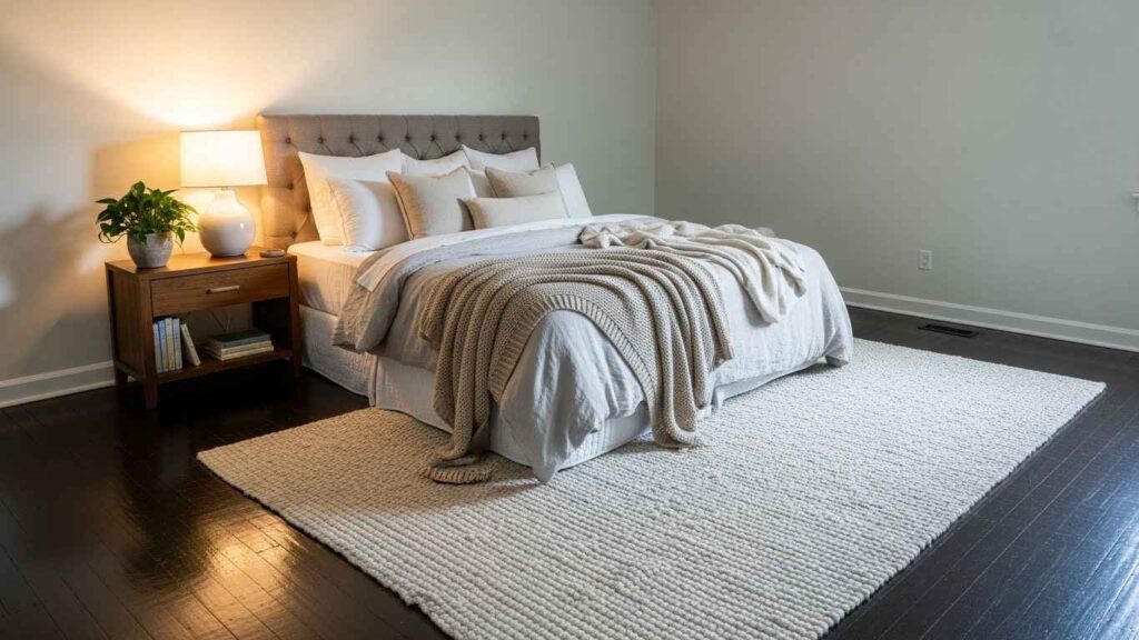 23 Cozy Bedroom Ideas with Dark Wood Floors That Add Richness
