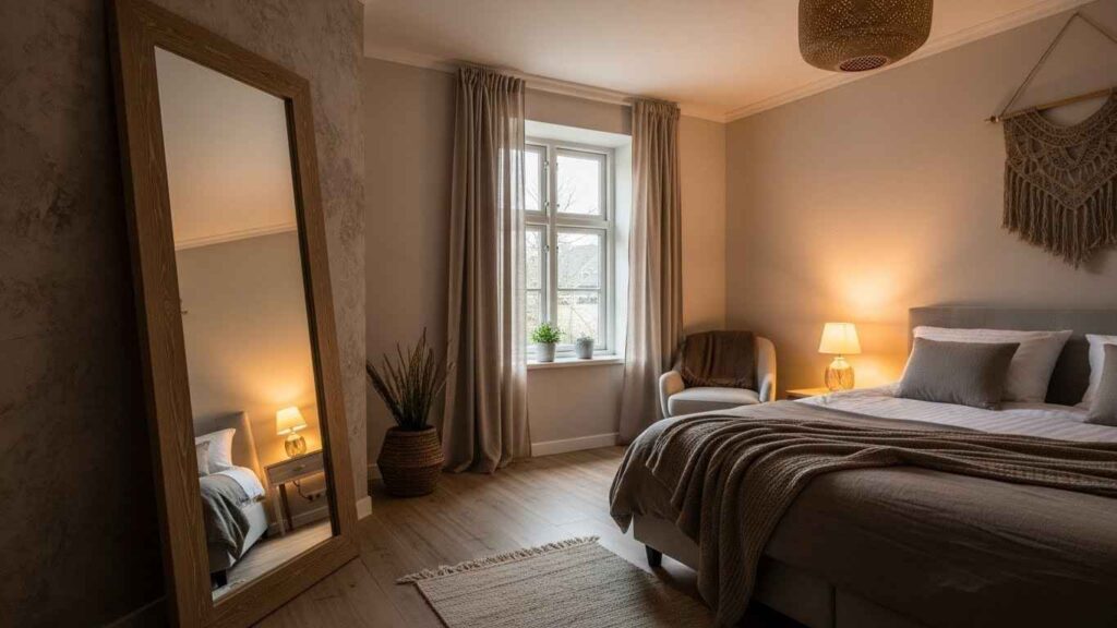 23 Cozy Bedroom Ideas with Mirrors That Make Space Feel Bigger & Cosy