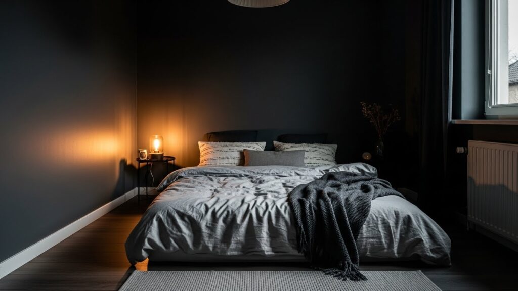 23 Moody Cozy Bedroom Ideas with Dark Colours That Feel Dramatic