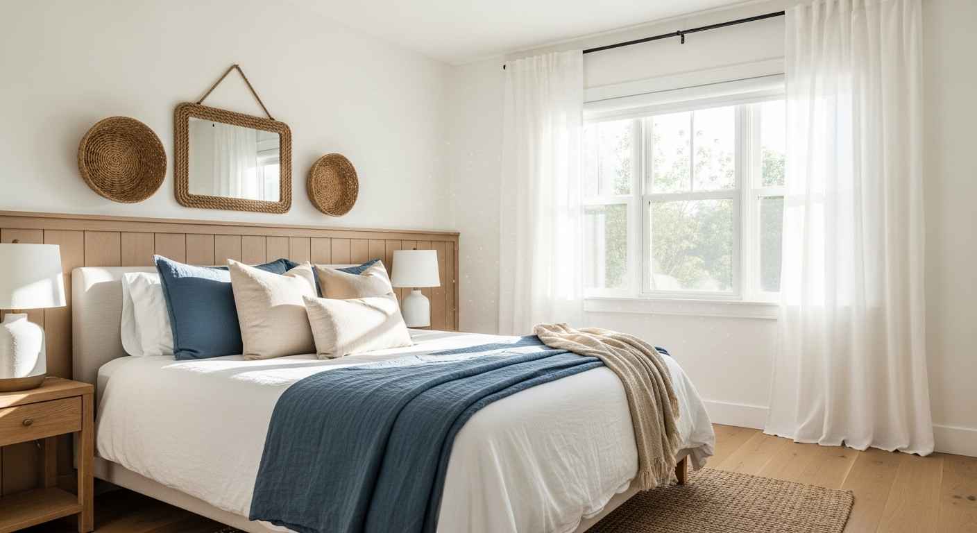 24 Beachy Coastal Guest Bedroom Ideas That Relax Instantly