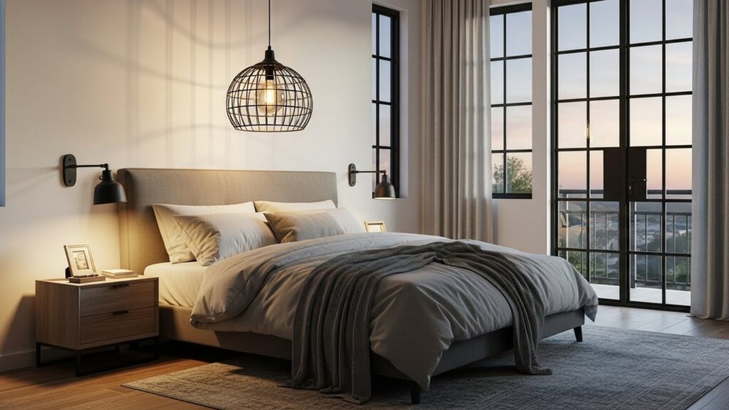 24 Bold Cozy Master Bedroom Dark Metal Accent Ideas That Add Edge