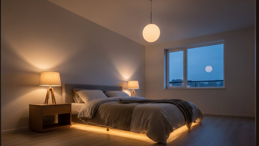 24 Bright Bedroom Decor Ideas with Lighting That Sets Vibe