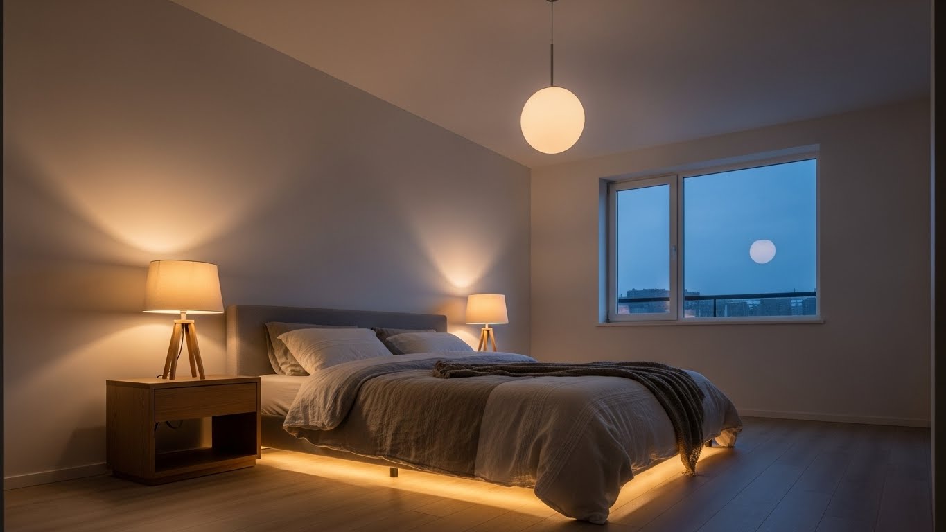 24 Bright Bedroom Decor Ideas with Lighting That Sets Vibe