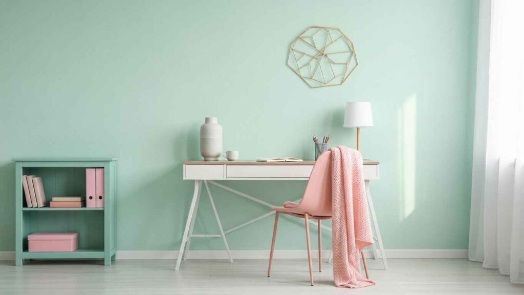 24 Pastel Home Office Decor Ideas That Feel Calm