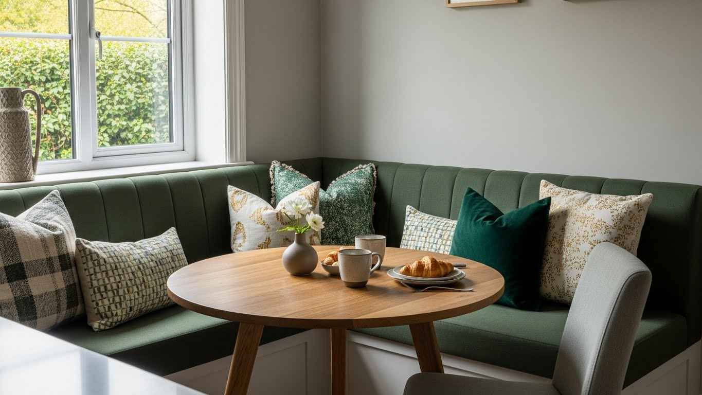 A Cozy Nook with Built-In Banquettes