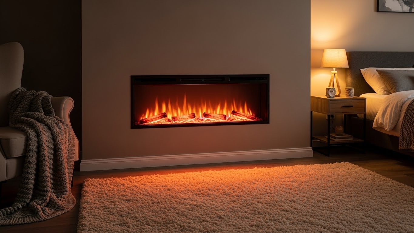 A Cozy, Smart Fireplace Display