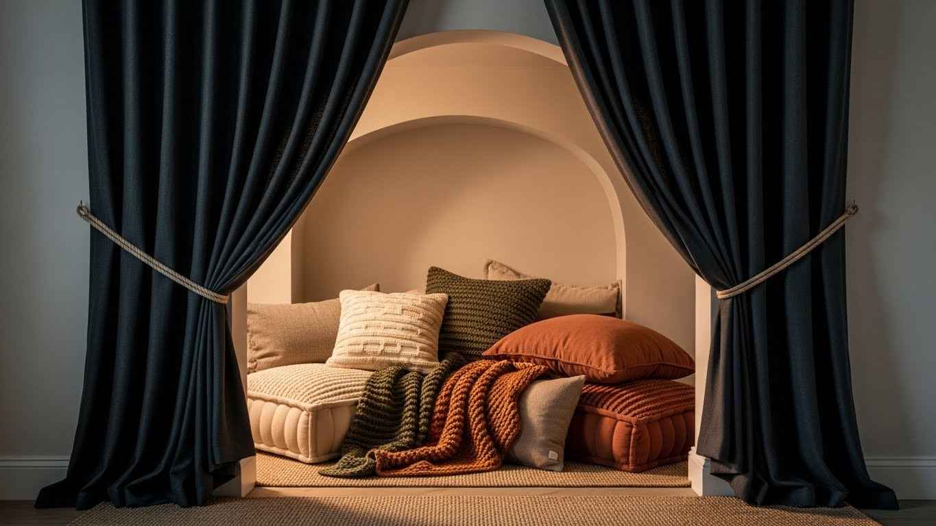 A Curtained Canopy Escape