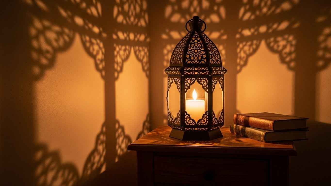 Add Ambiance with a Moroccan Pierced Lantern