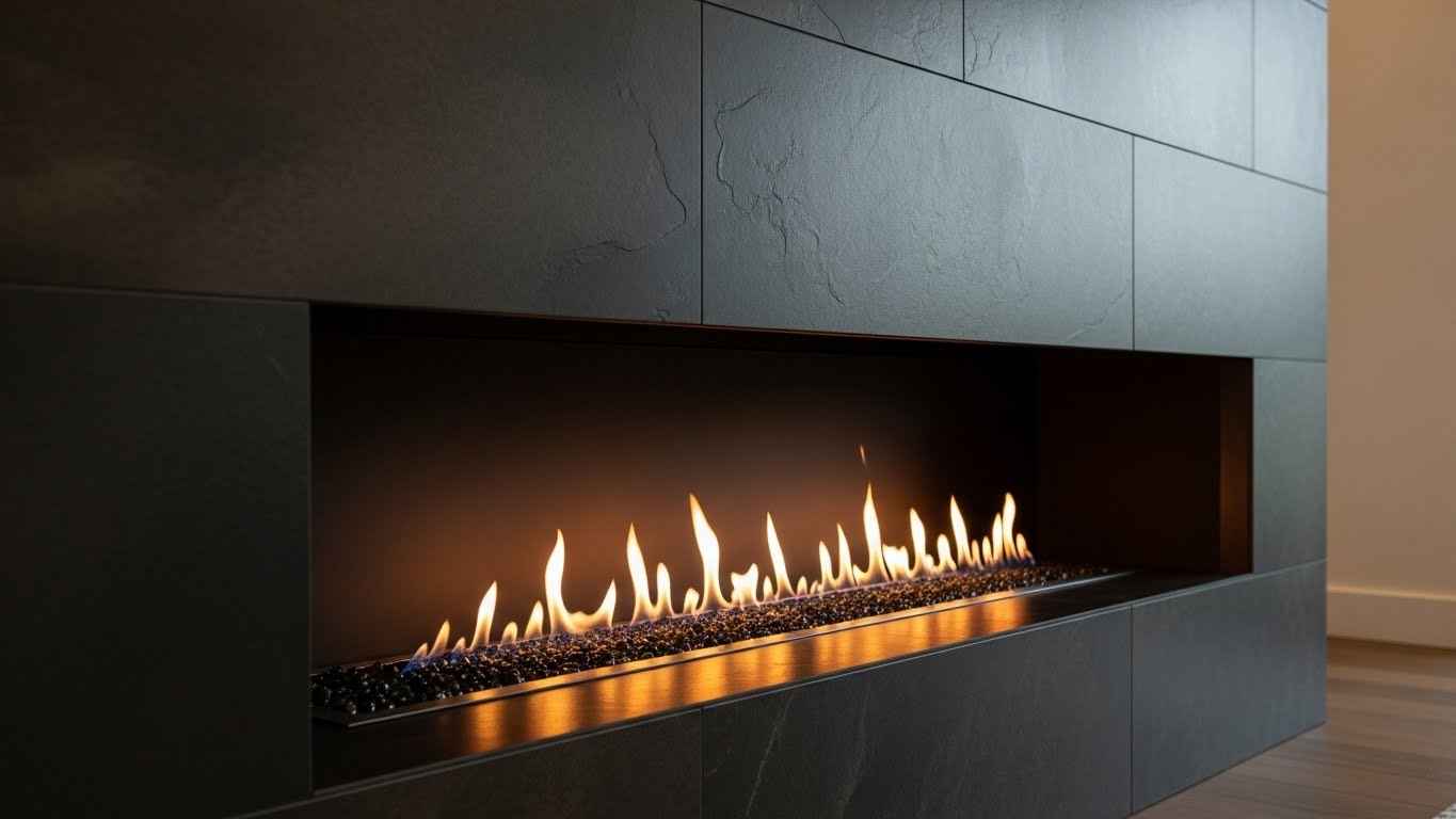 Add Warmth with a Modern Fireplace