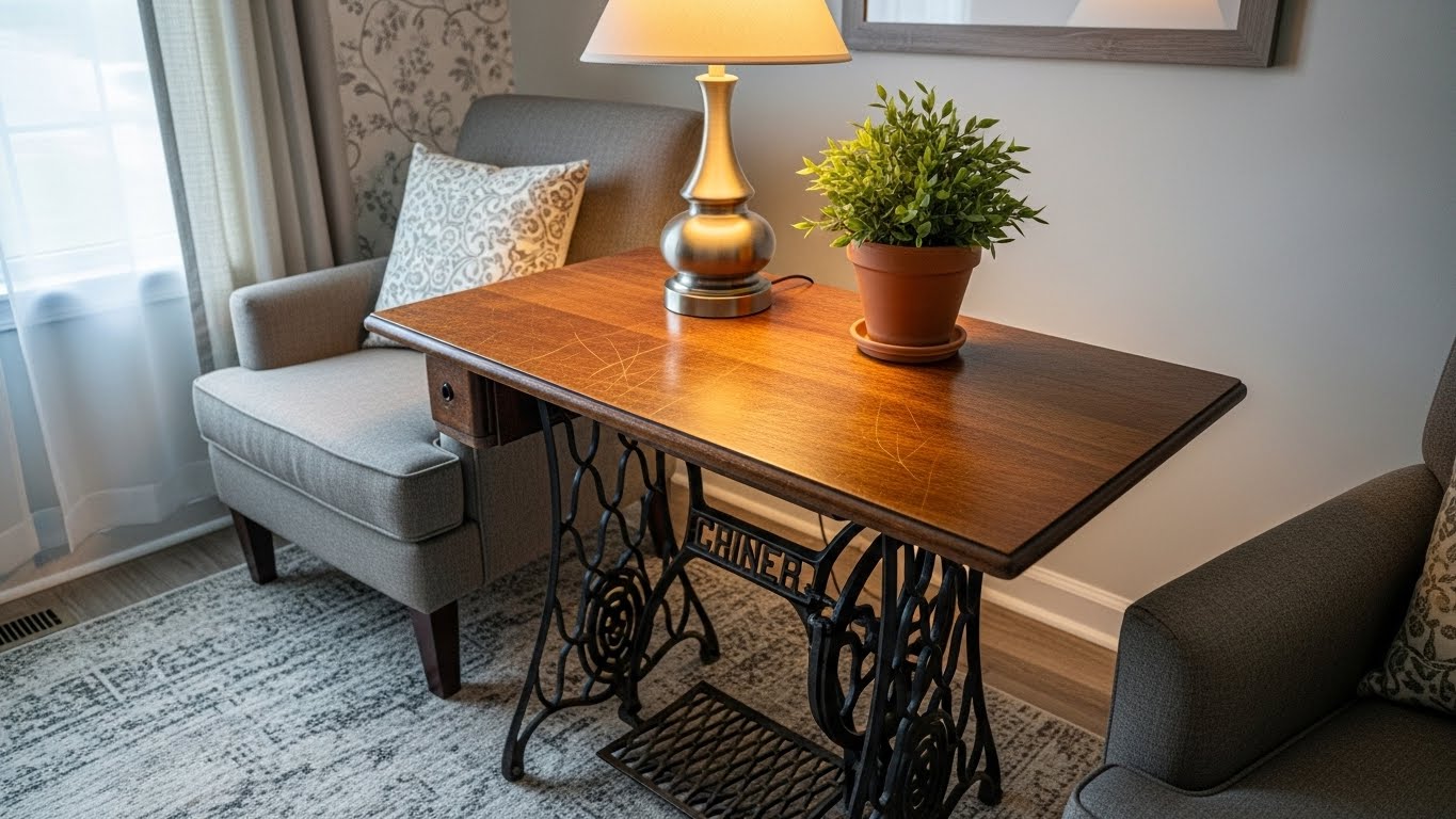 Antique Sewing Machine Tables