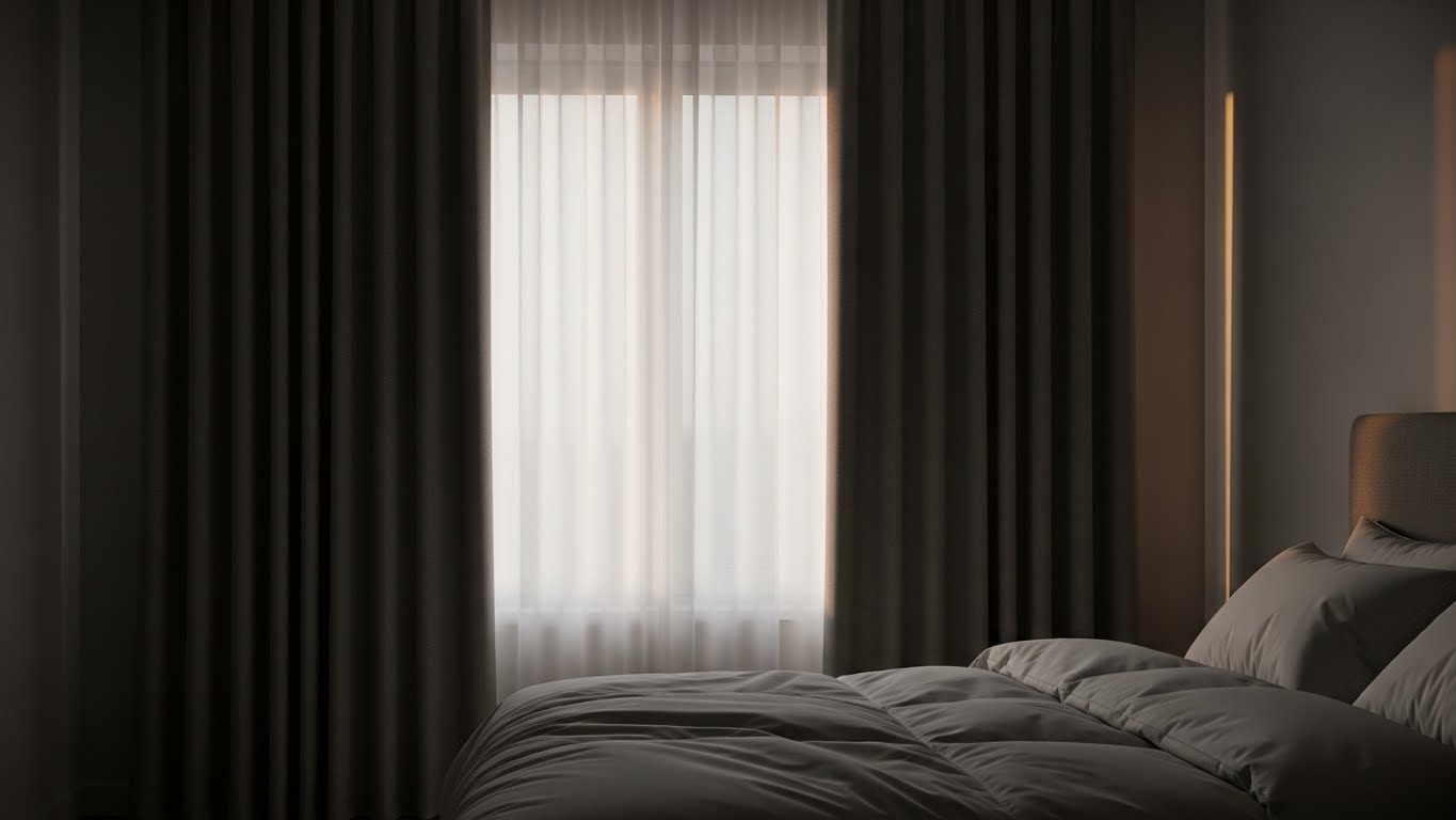 Automated Blackout Curtains