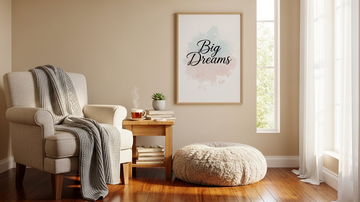 "Big Dreams" Inspirational Quote Print