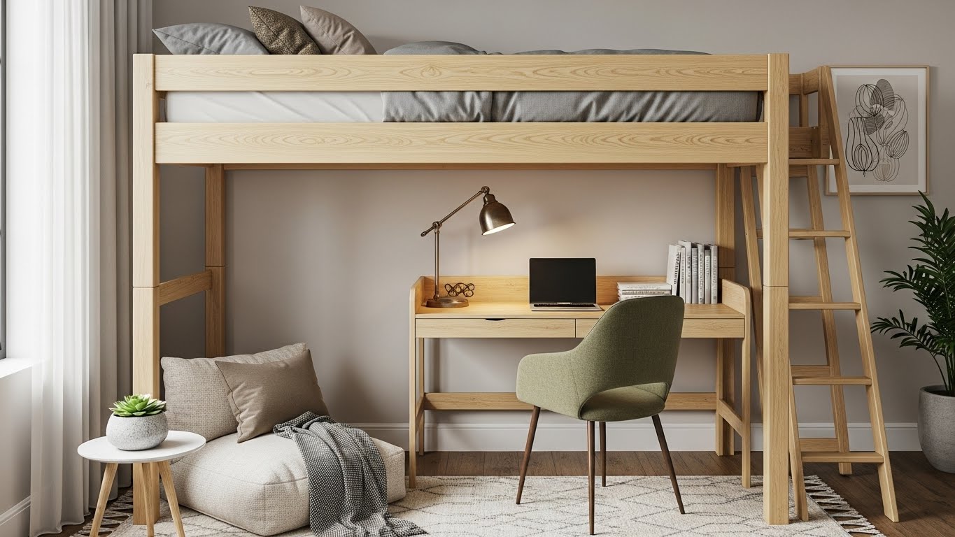 Build a Loft Bed Hideaway