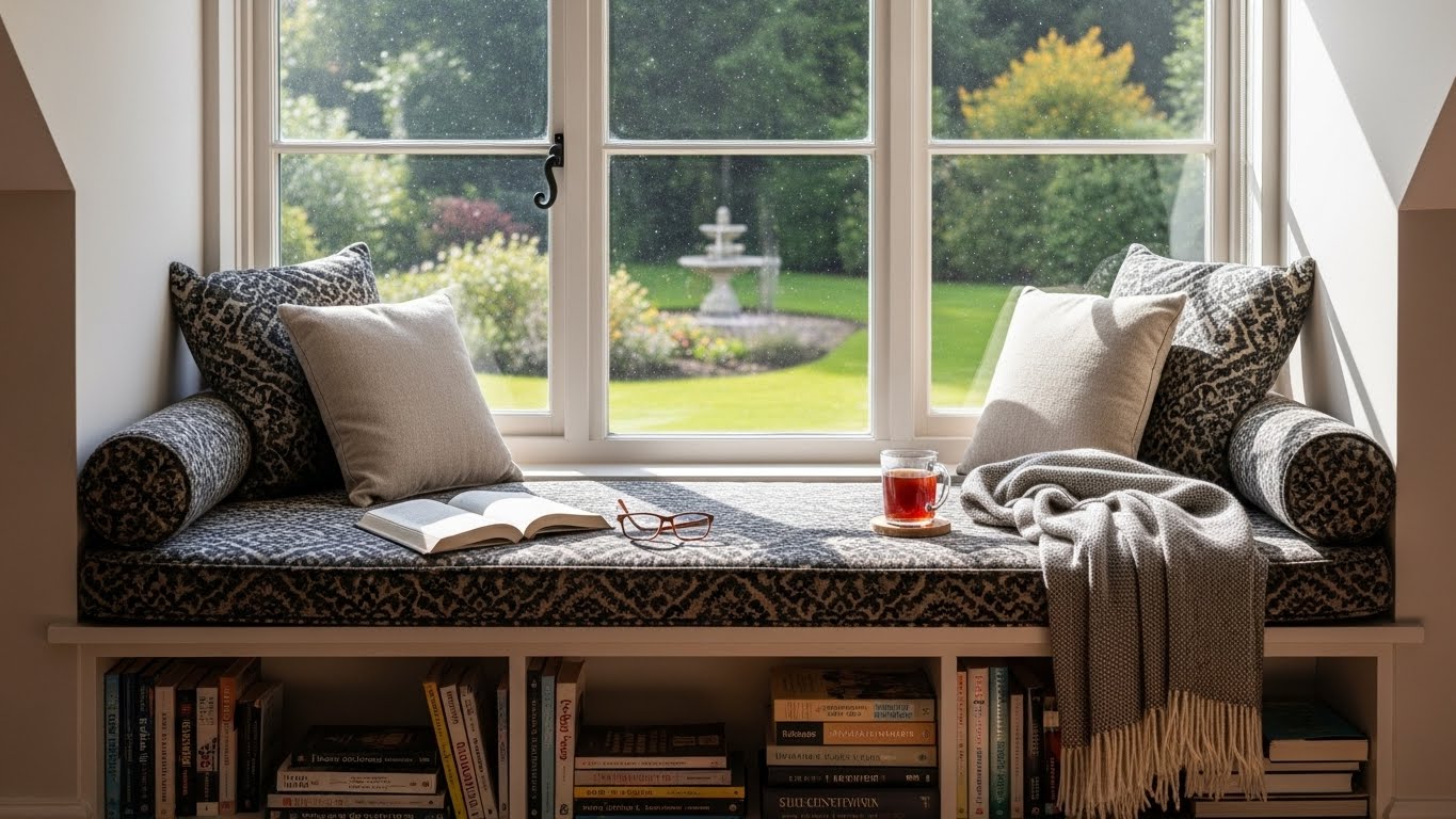 Built-In Window Seat Nooks