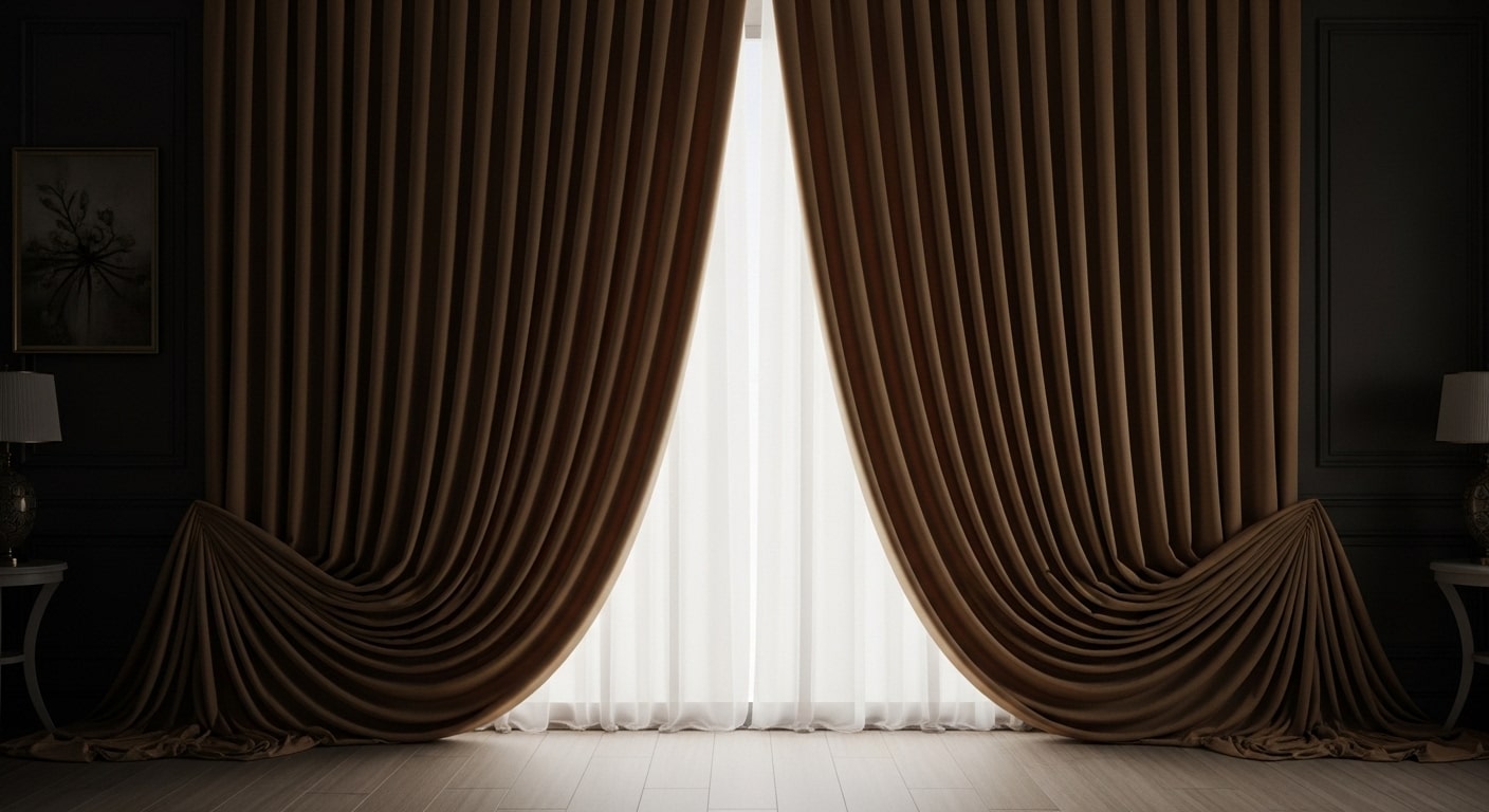 Caramel Room-Darkening Cascades
