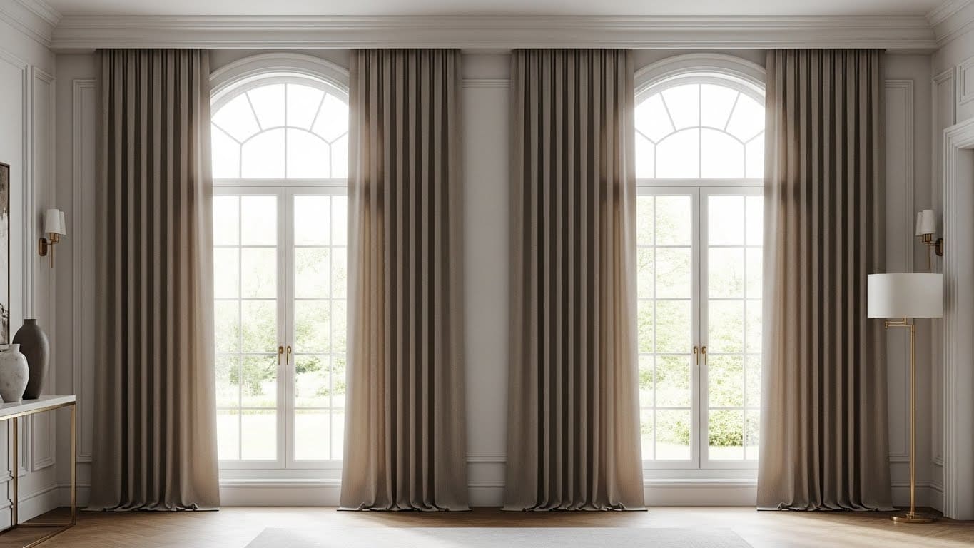 Choosing the Right Taupe Curtain Length