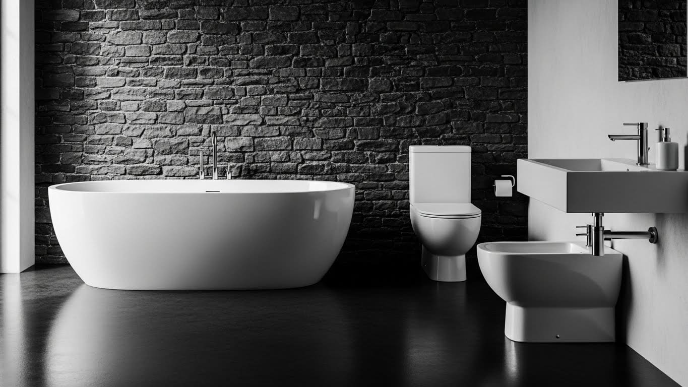 Contrast with White Fixtures