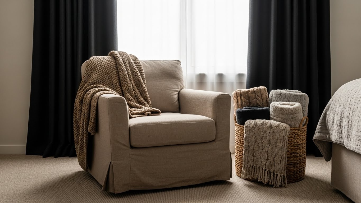 Cozy Corner Accents and Throws