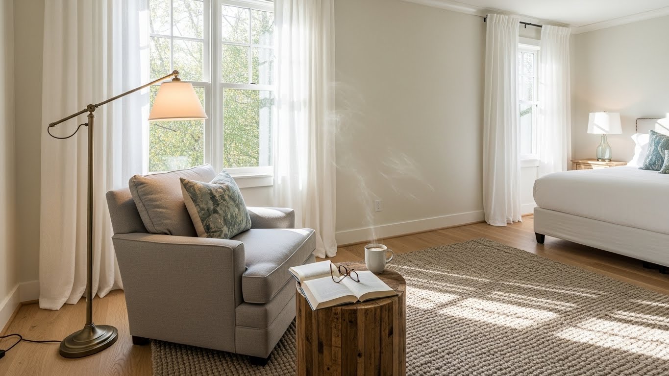 Cozy Corner with a Comfy Armchair