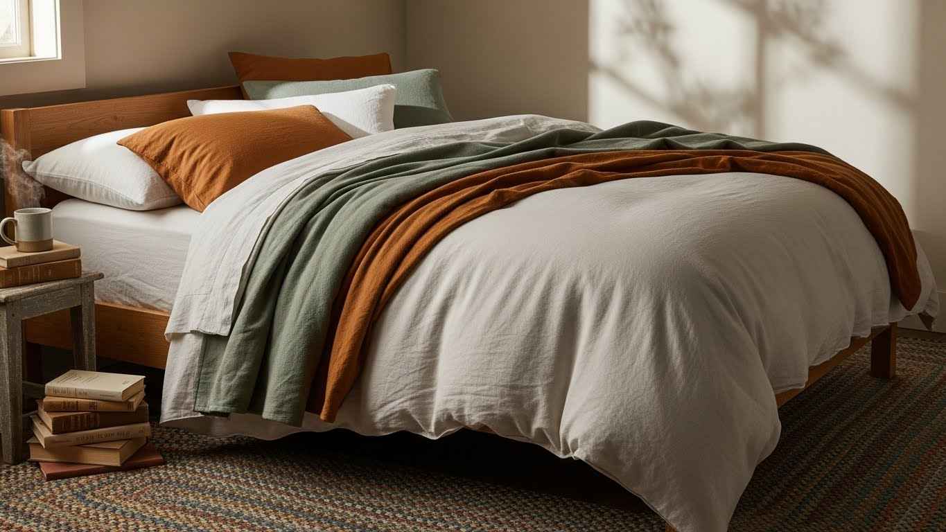 Cozy Flannel & Linen Bedding