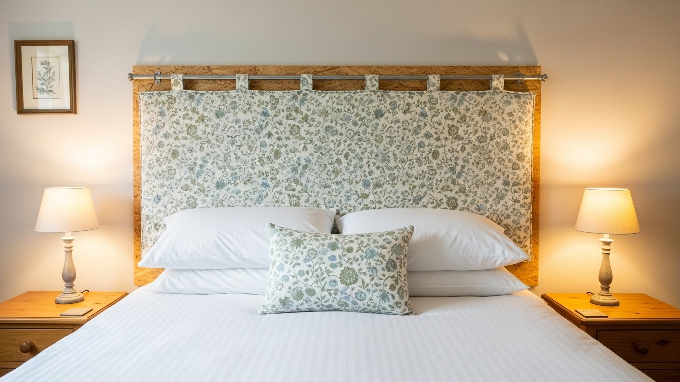 Craft a DIY Fabric Headboard