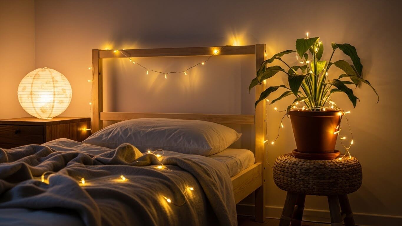 Create Ambiance with String Lights & Lanterns