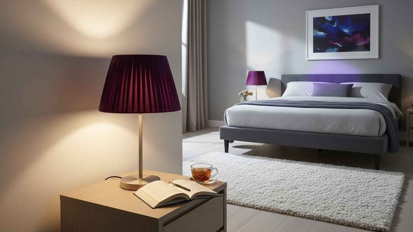 Create Ambiance with Velvet Lampshades