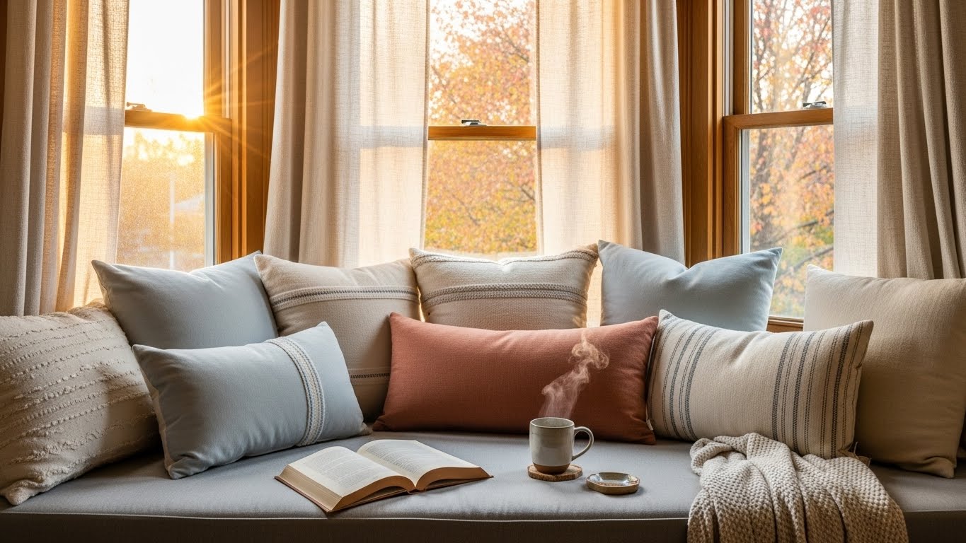 Creating a Cozy Bay Window Nook