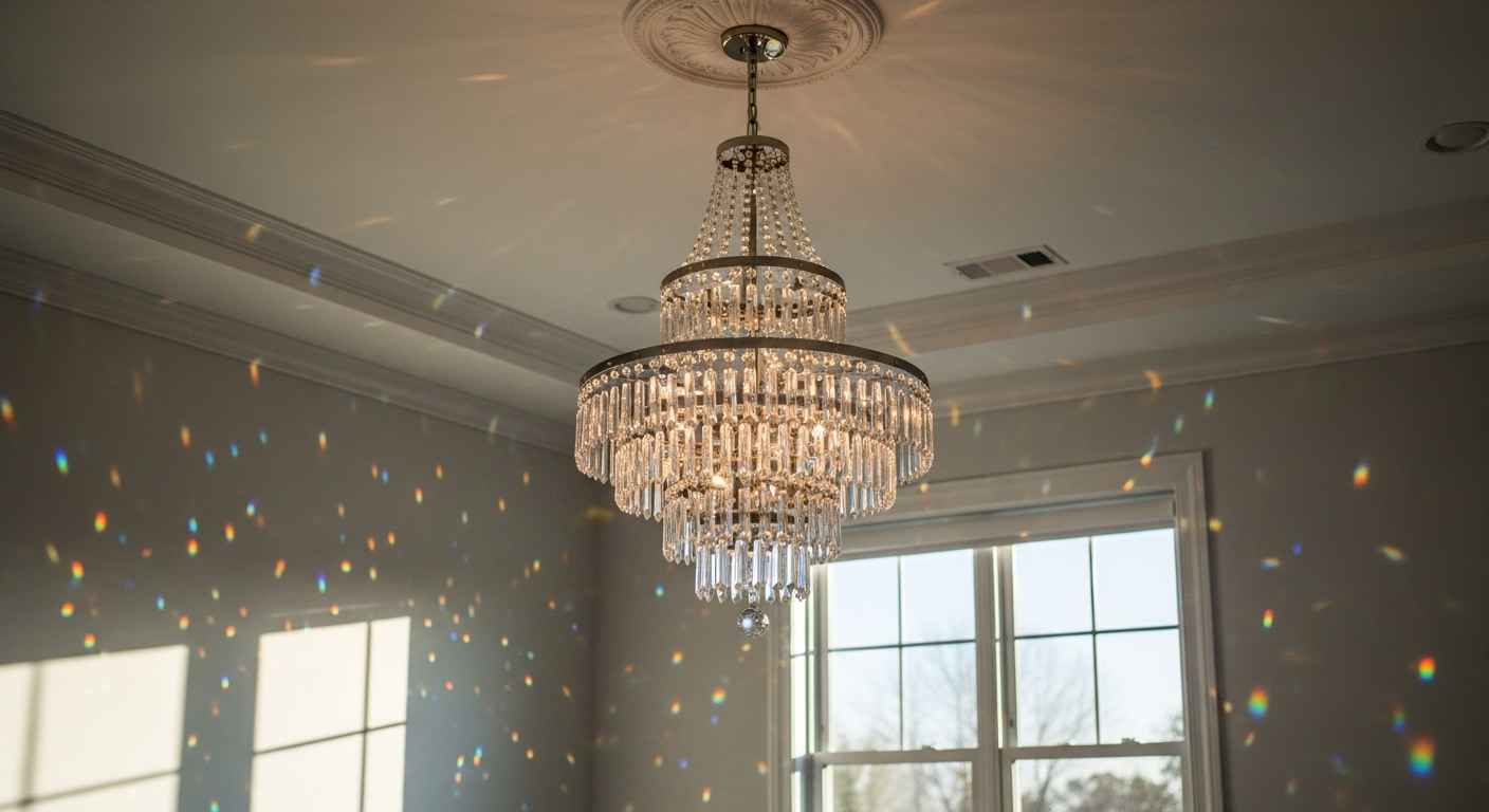 Crystal Chandelier Centerpiece
