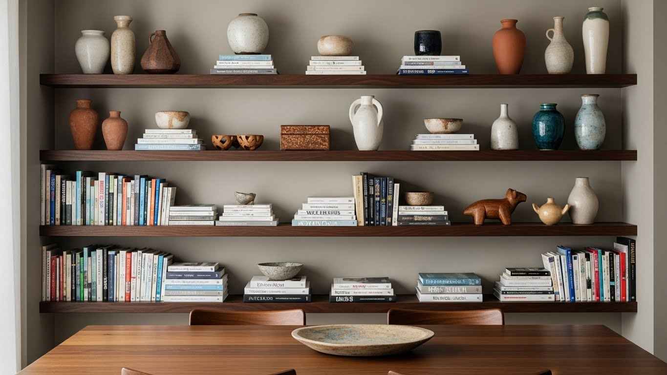 Curated Shelving and Display