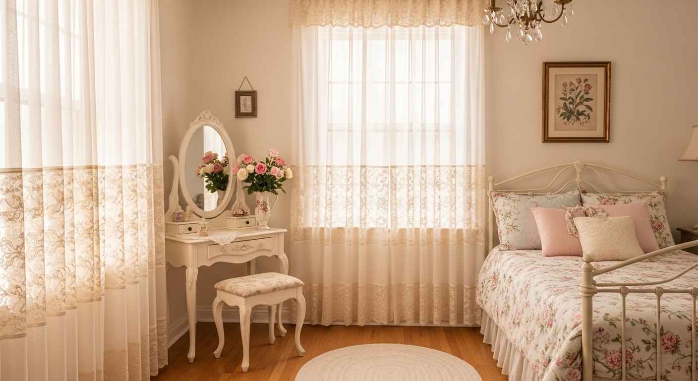 Curtains with a Whisper of Lace