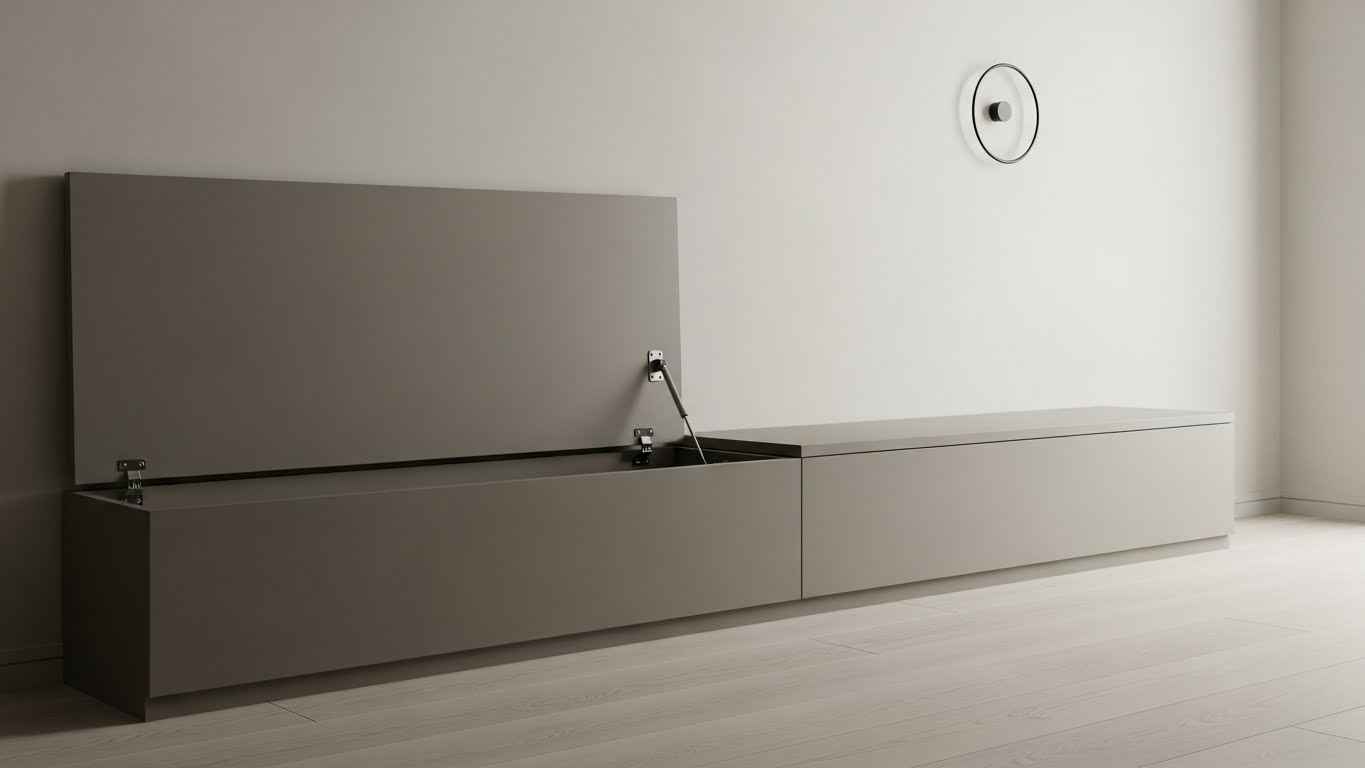 Declutter with a Built-In Bench