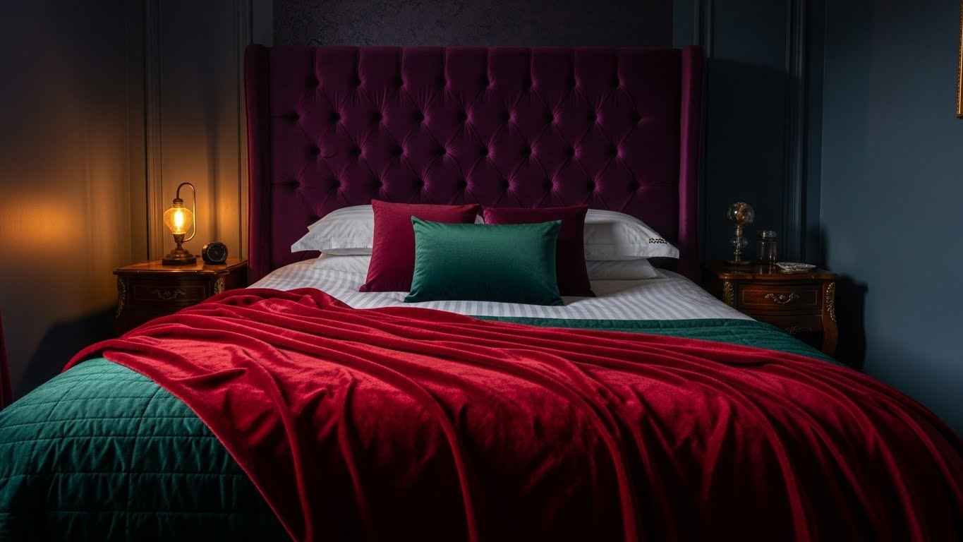 Deep Jewel Tones for a Cocooning Effect